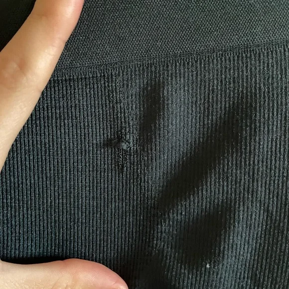 Spanx Mama Faux Leather Maternity Leggings Size Small - Picture 6 of 10